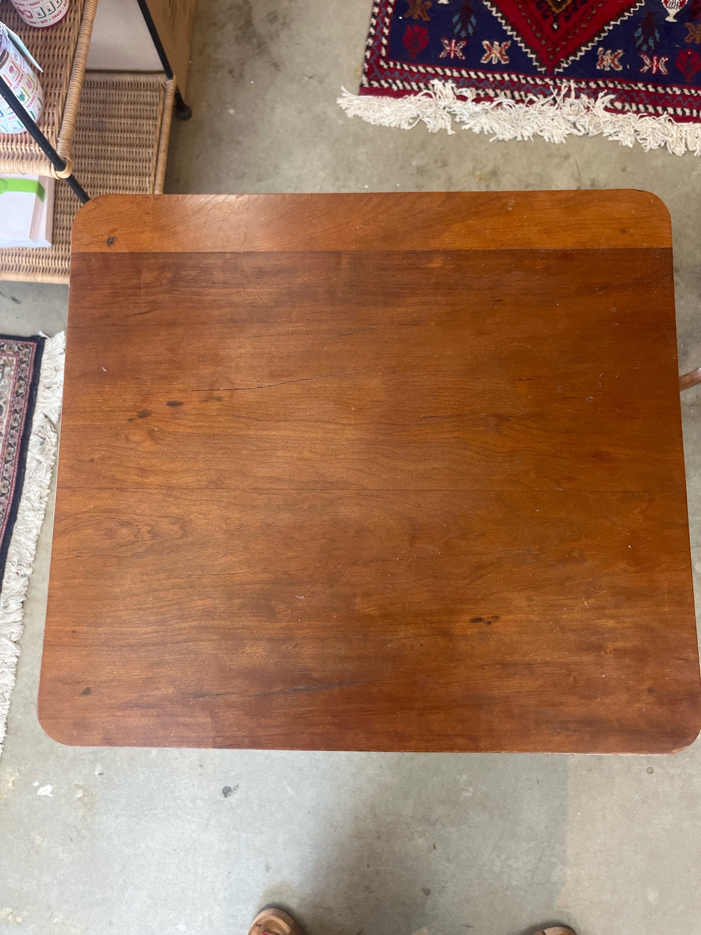 American Cherry 19th c Work Table