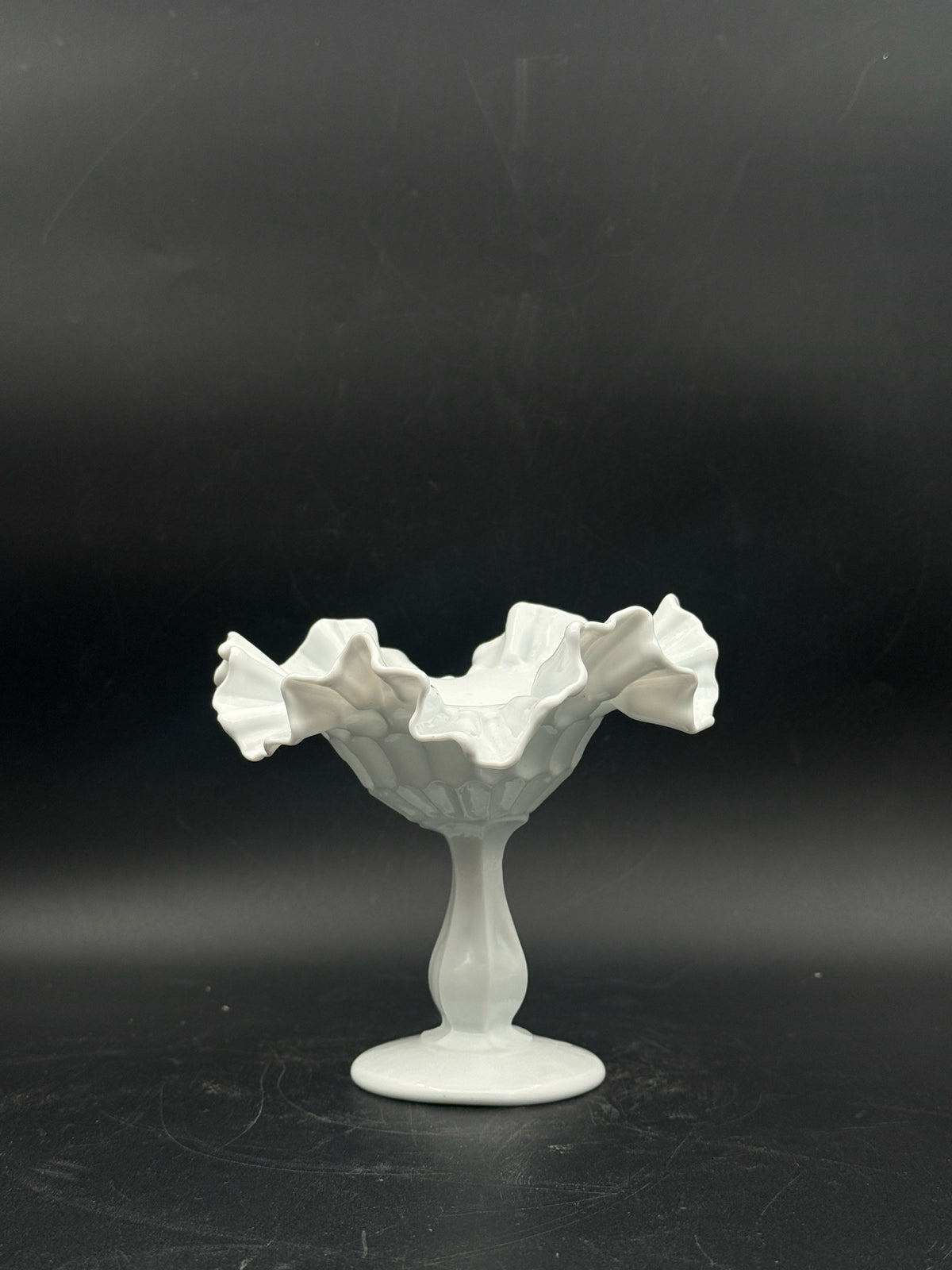 Milk Glass Candy Dish