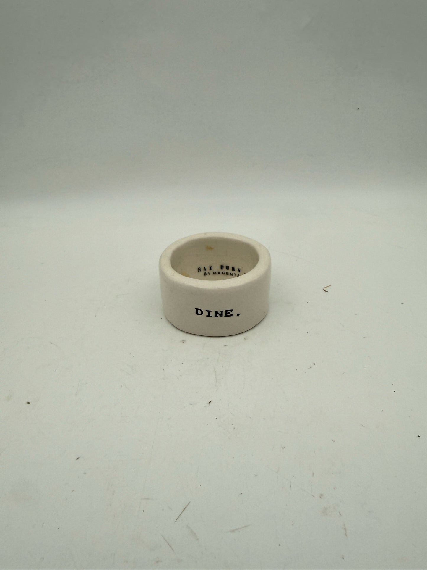 Rae Dunn Set Of 6 Napkin Rings