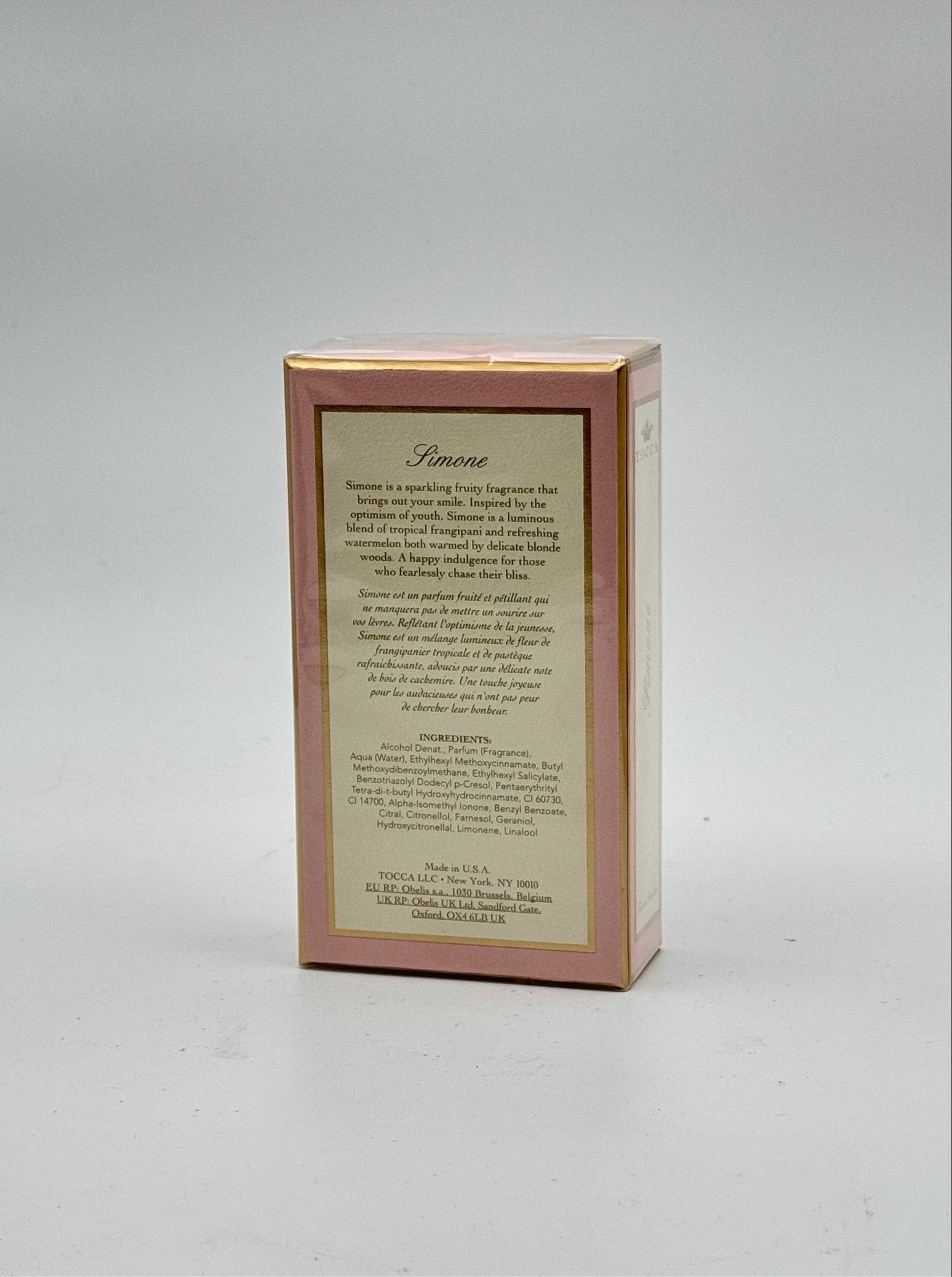 Tocca “Simone” Eau de Parfum Travel Spray – 0.68 fl oz / 20 ml