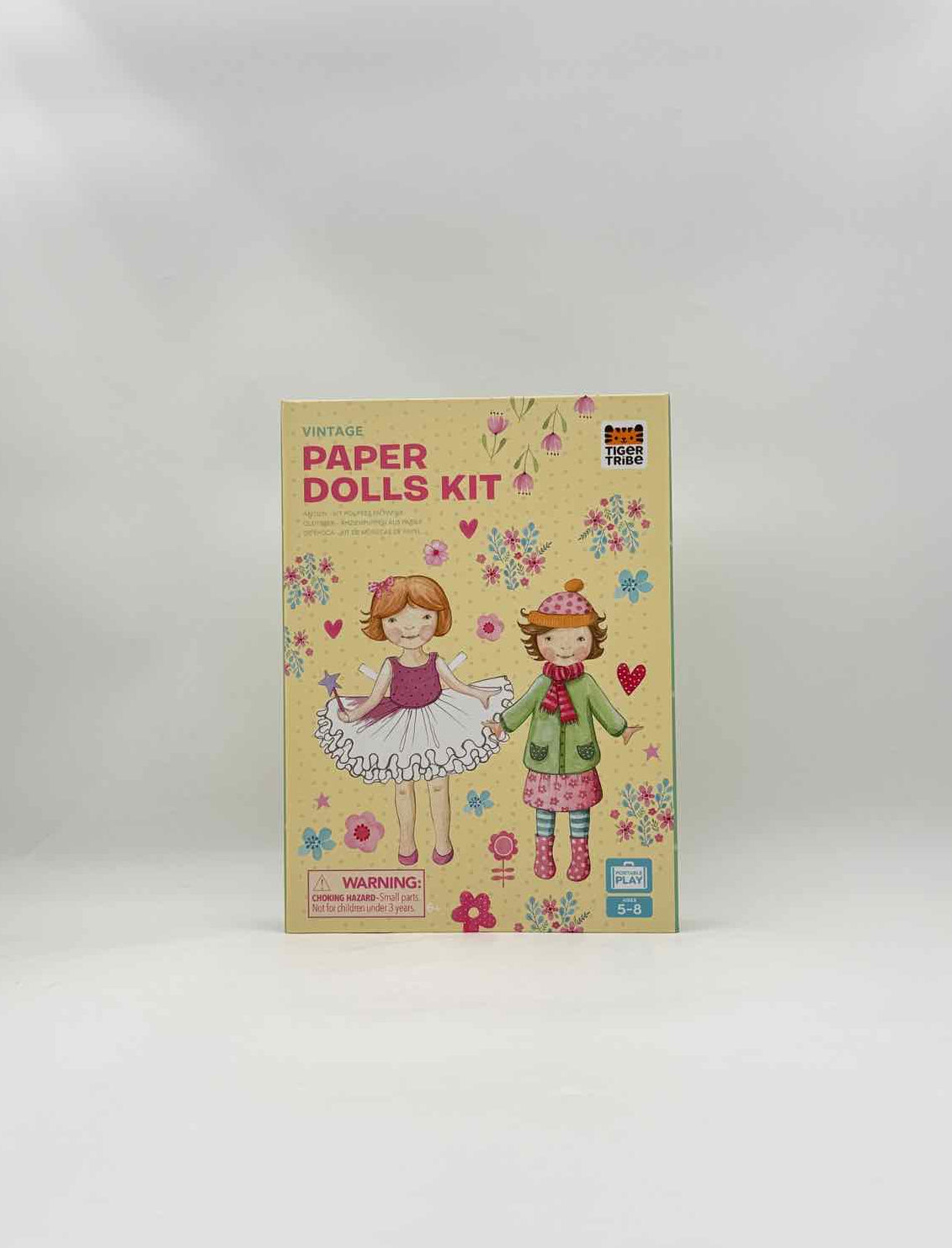 Tiger Tribe Vintage Paper Dolls Kit – Creative Dress-Up Activity Set
