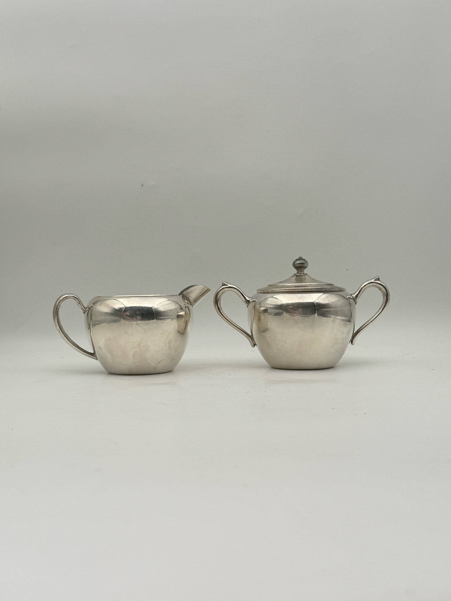 Silverplate Sugar And Creamer Set