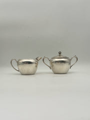 Silverplate Sugar And Creamer Set
