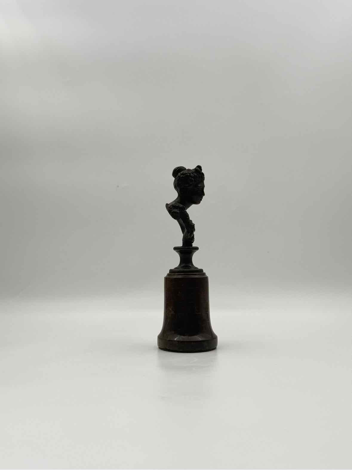 Continental Bronze Of A 19th Century Woman