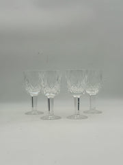 Waterford Crystal Lismore Port Wine Glasses- Set Of 4