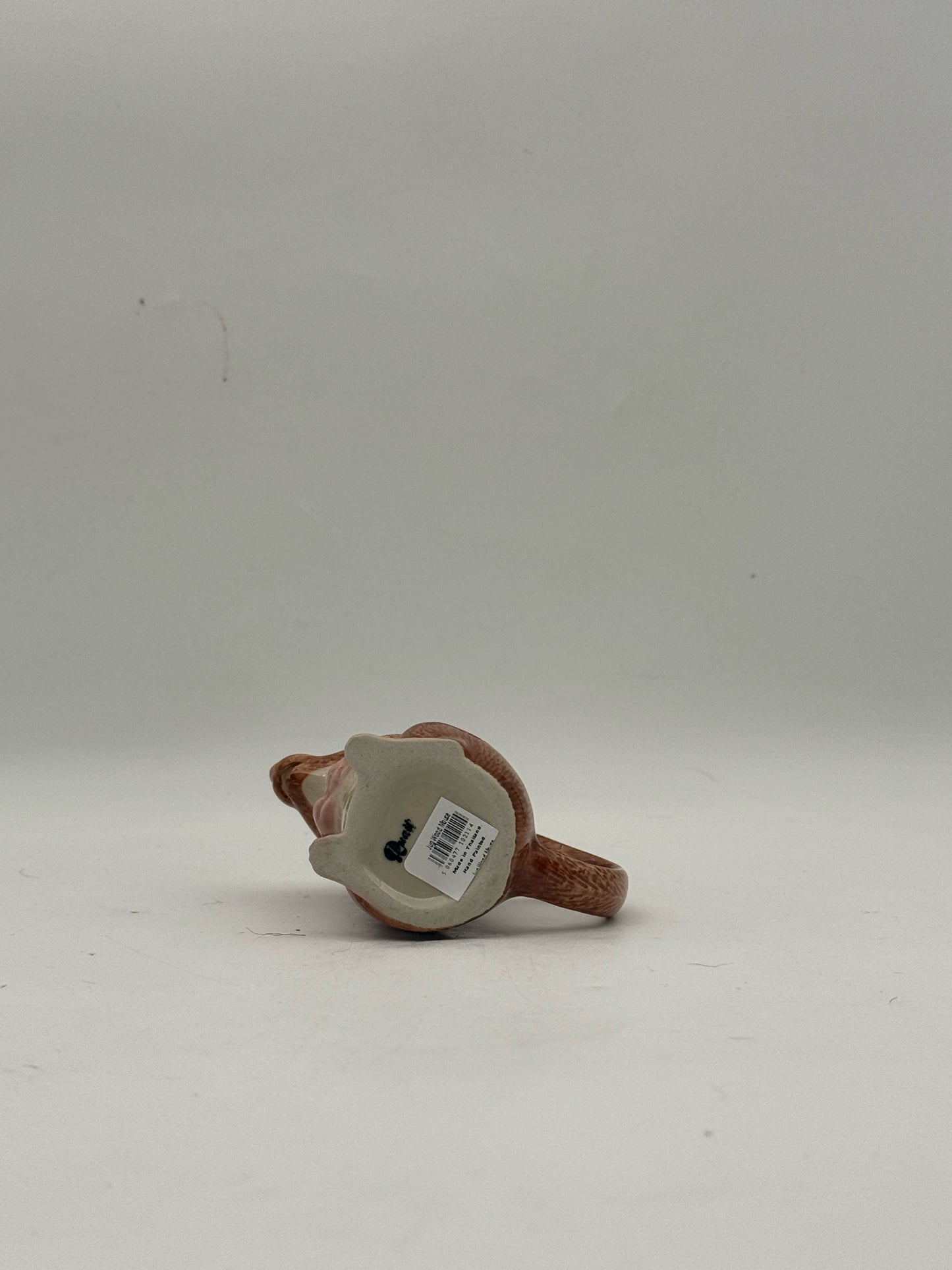 Quail Handpainted Small Mouse Pitcher
