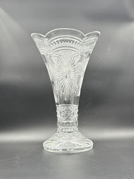 Waterford “Millennium” Cut Crystal Vase – Elegant Irish Crystal