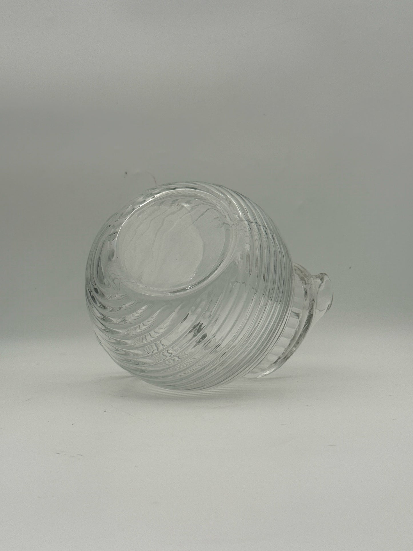 Vintage Anchor Hocking Ribbed Glass Pitcher