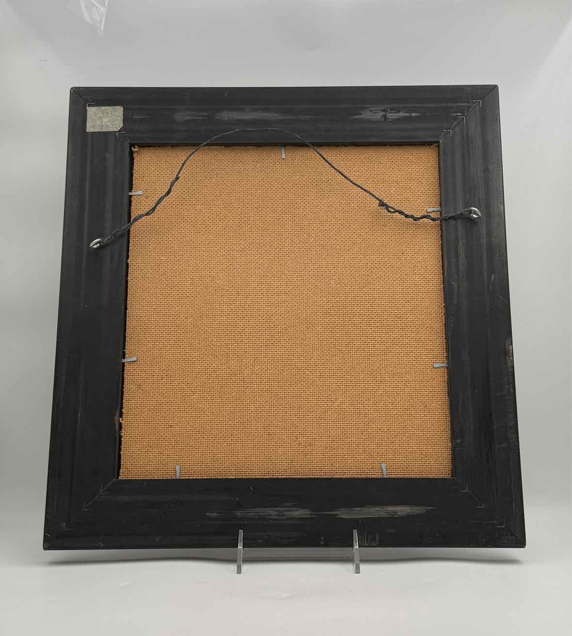 "Solitary Elk" By Tom Sanders Framed Oil Painting