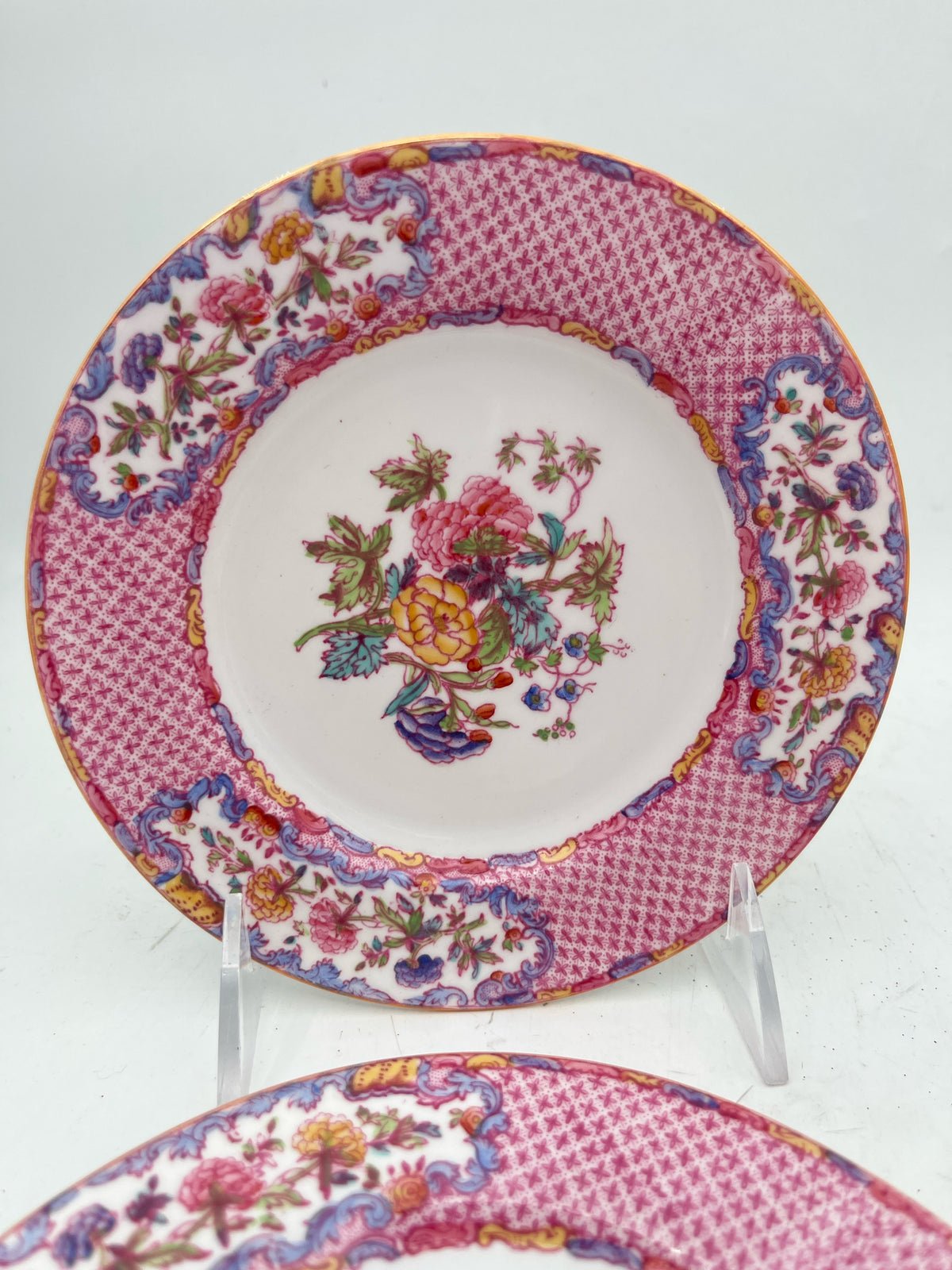 5 China Rose appetizer/dessert plates