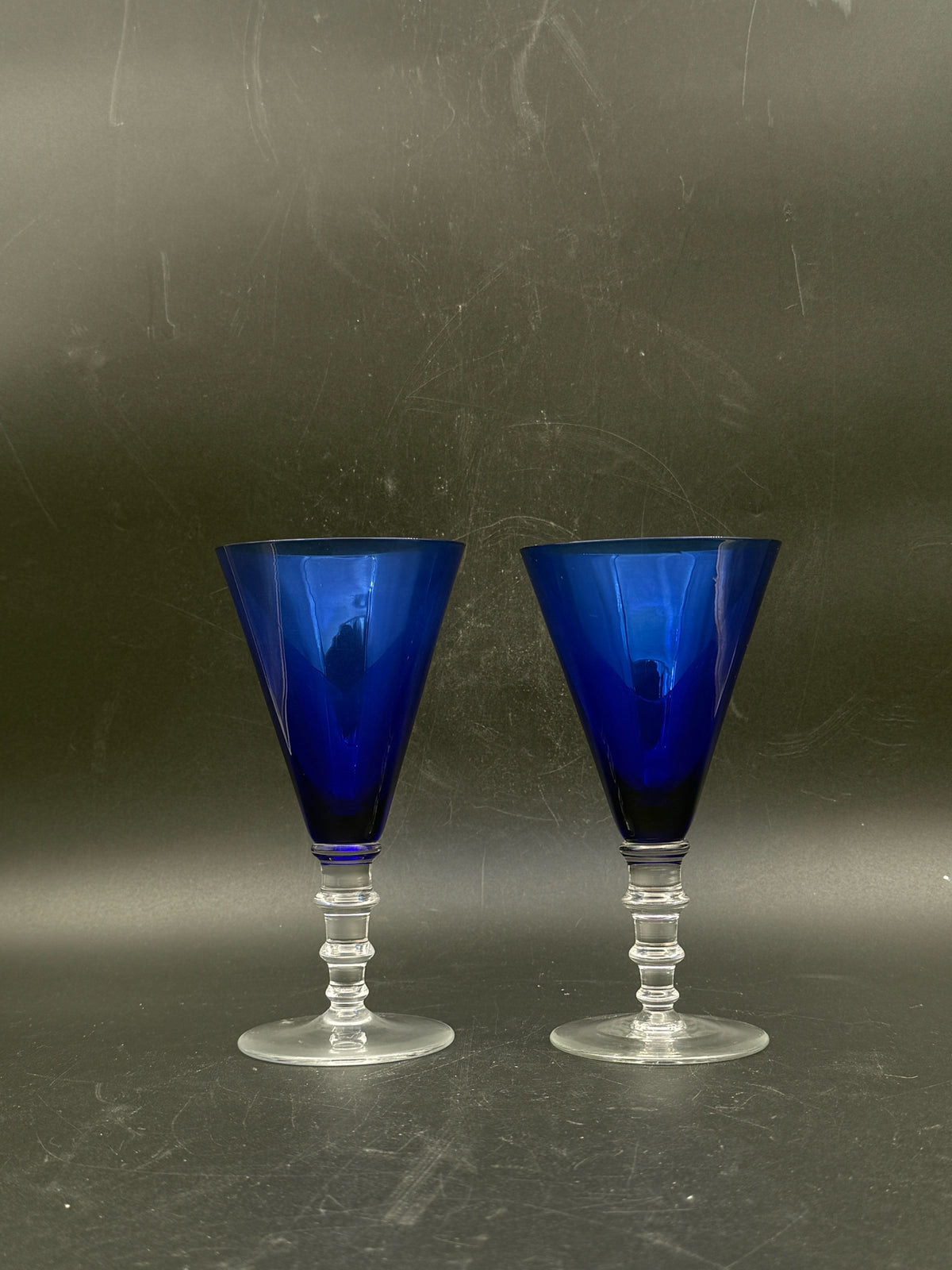 William Yeoward "Sapphire" Glasses- 2 Claret, 2 Goblets