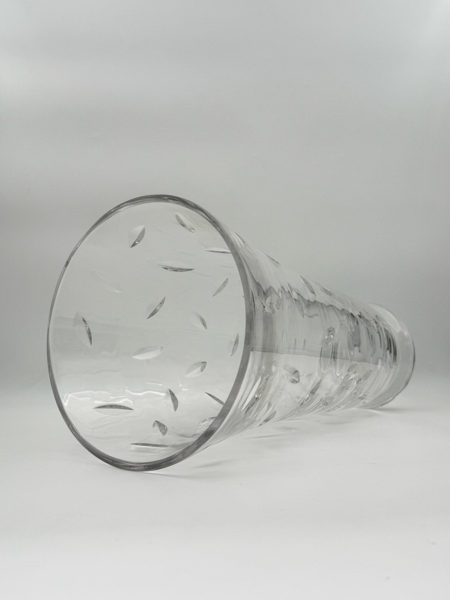 Tiffany & Co Large Cut Crystal Vine Vase