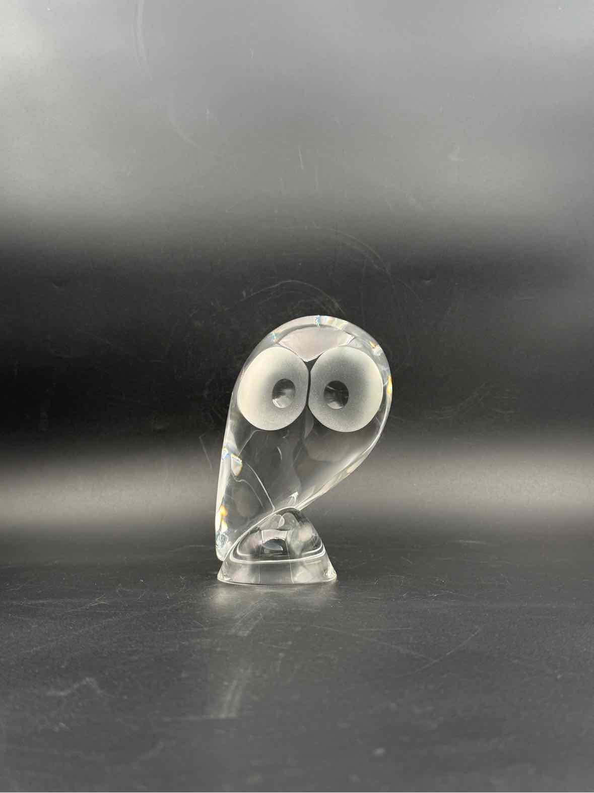Steuben Crystal Owl Figurine