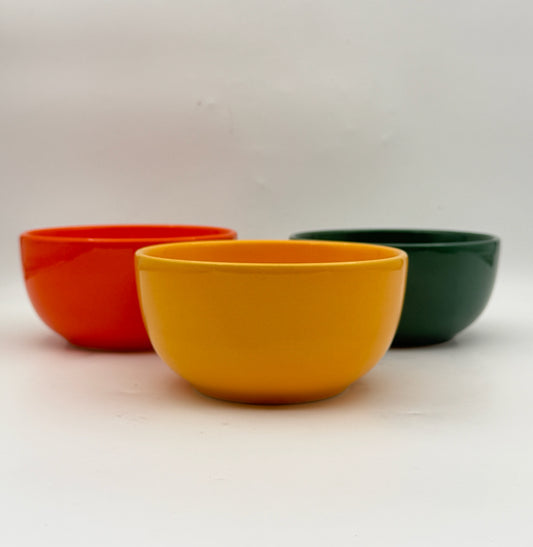 Waechtersbach Yellow Orange Green Bowls- Set Of 3