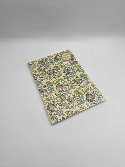 Florentine Vertical Notepads Peacock Cover