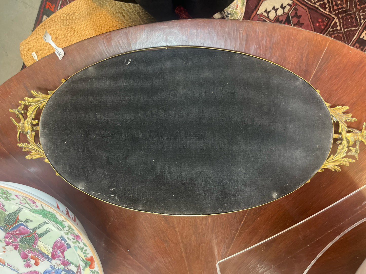 Vintage Mirror Vanity Tray