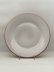 Romertopf White Glaze Platter