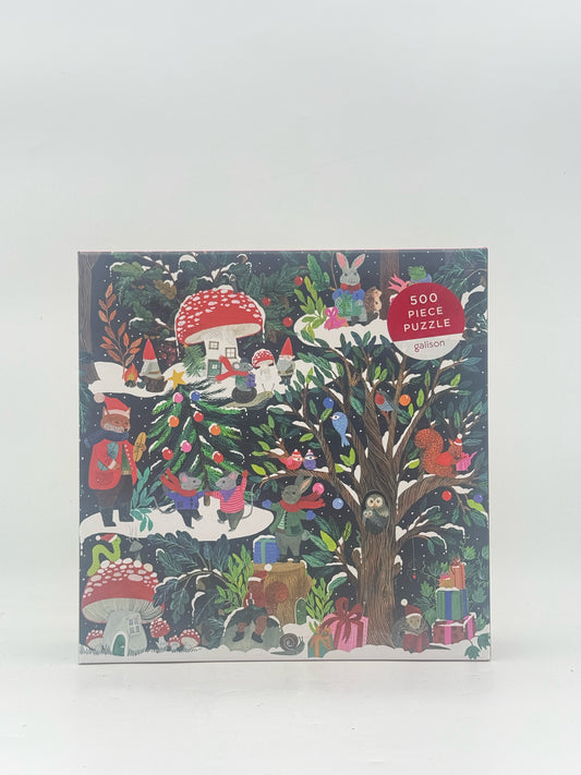 Galison Yuletide Forest 500 Piece Puzzle