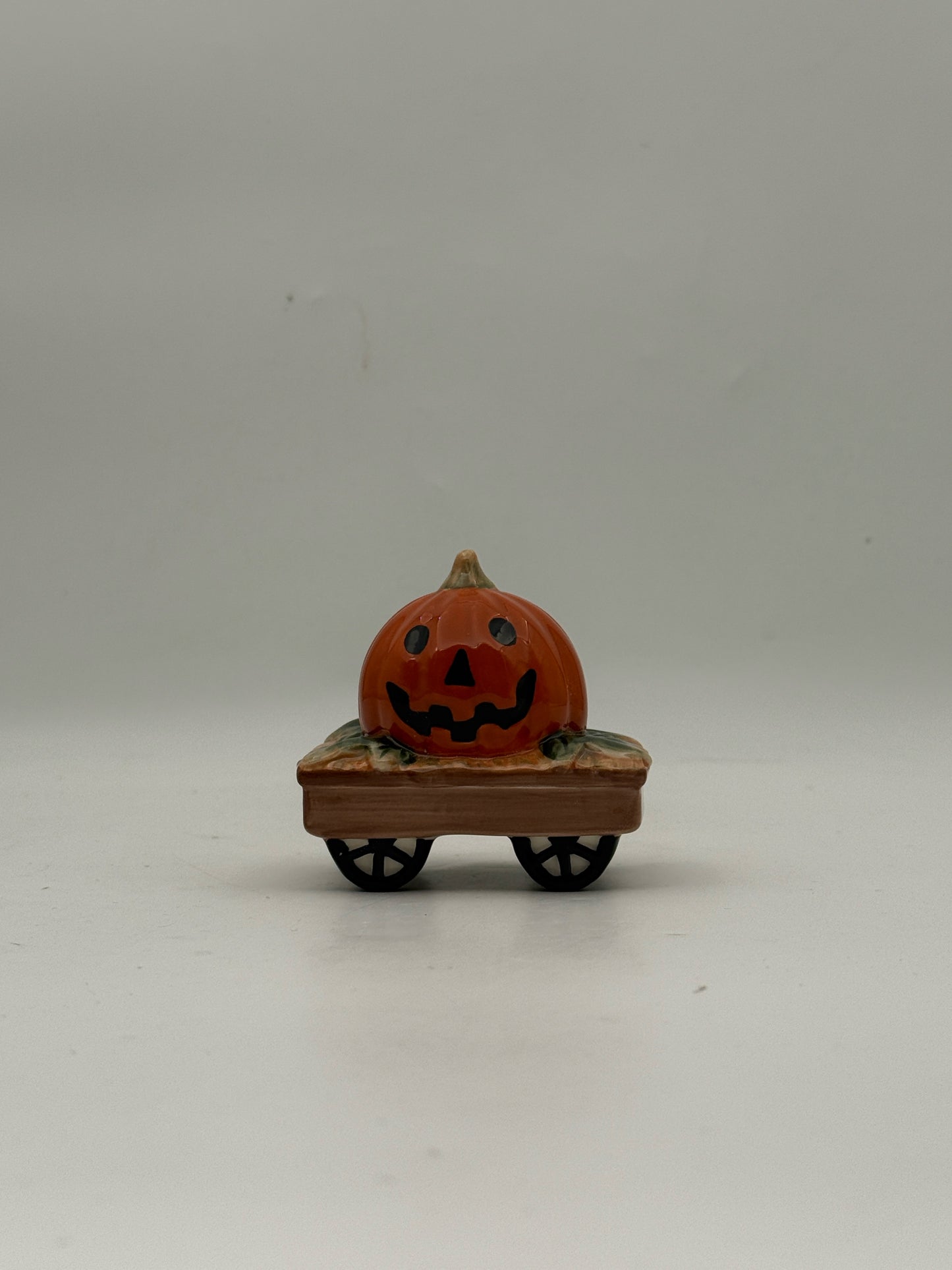 Ghost And Pumpkin Salt And Pepper Shakers