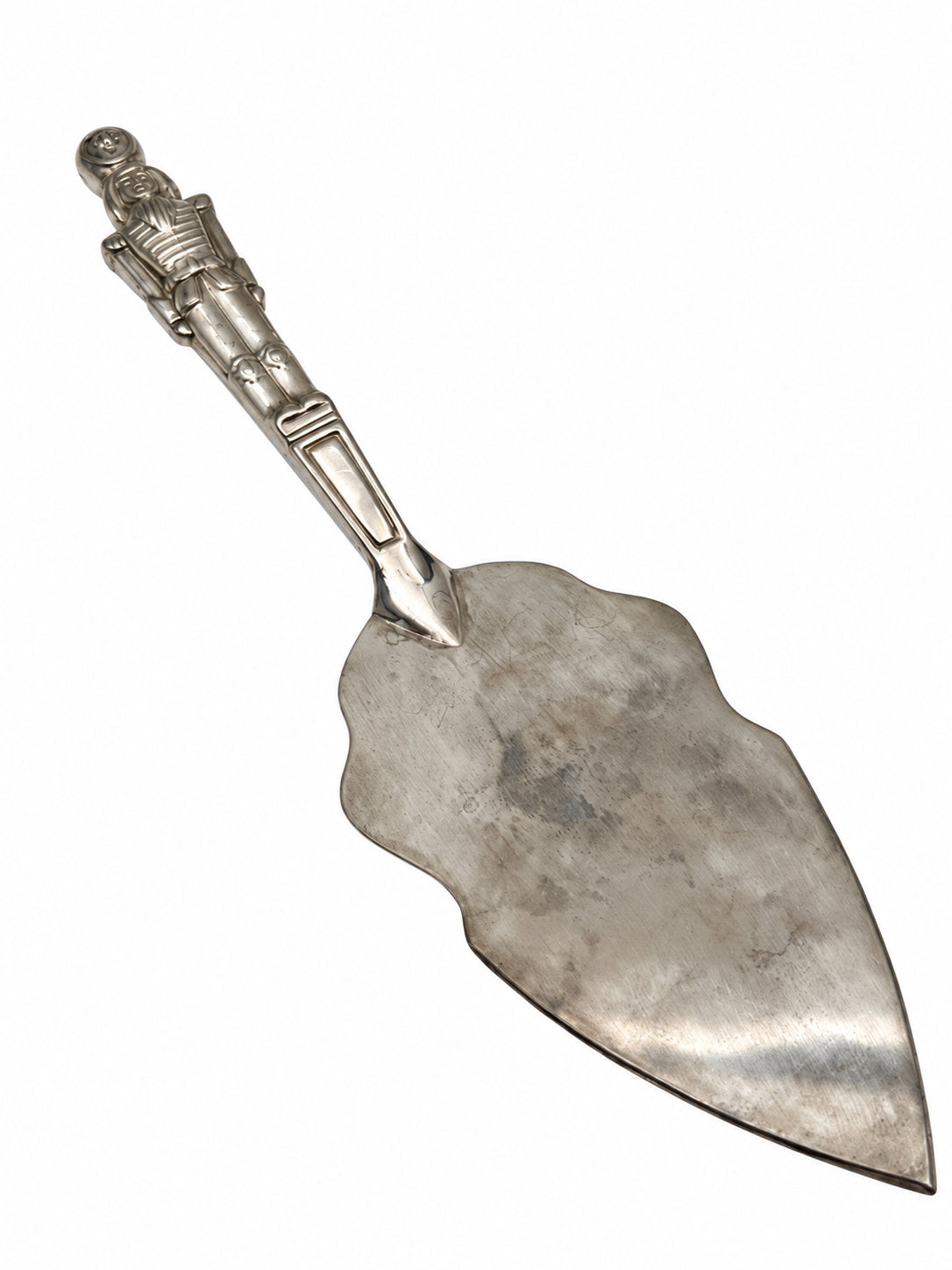 Silverplate Cake Server With Nutcracker Handle