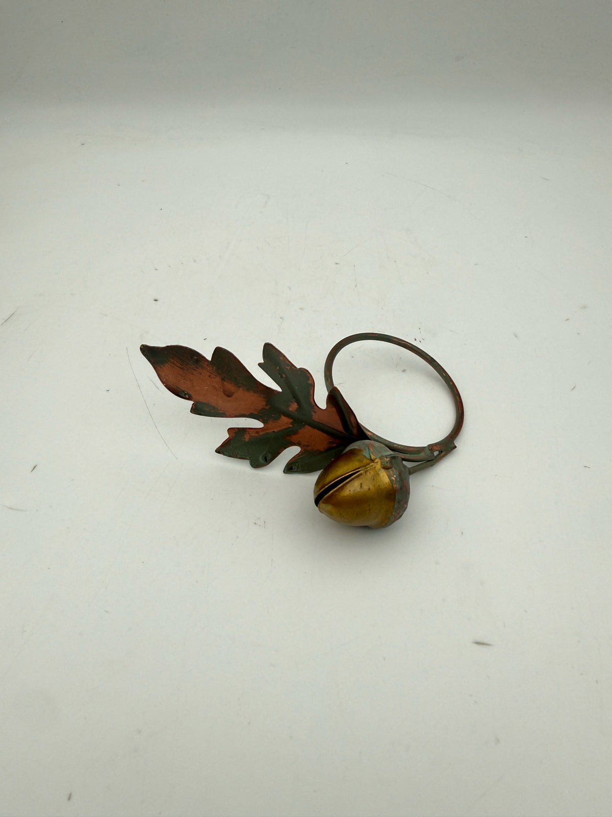 Harvest Oak Metal Napkin Ring