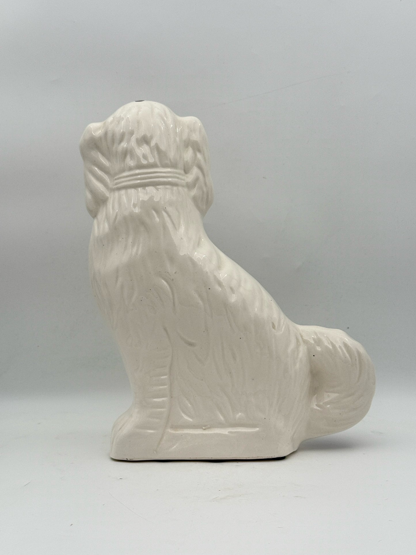Pair Of Staffordshire Style Ceramic Spaniel Dogs