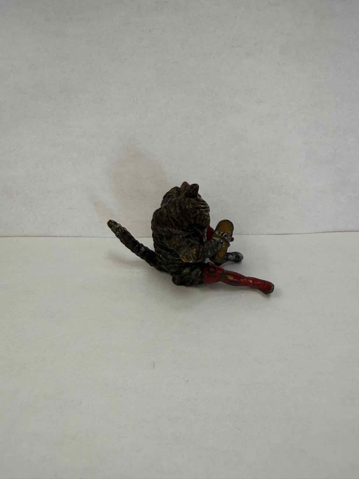Vienna Austria Cold Painted Bronze Puss In Boots Cat