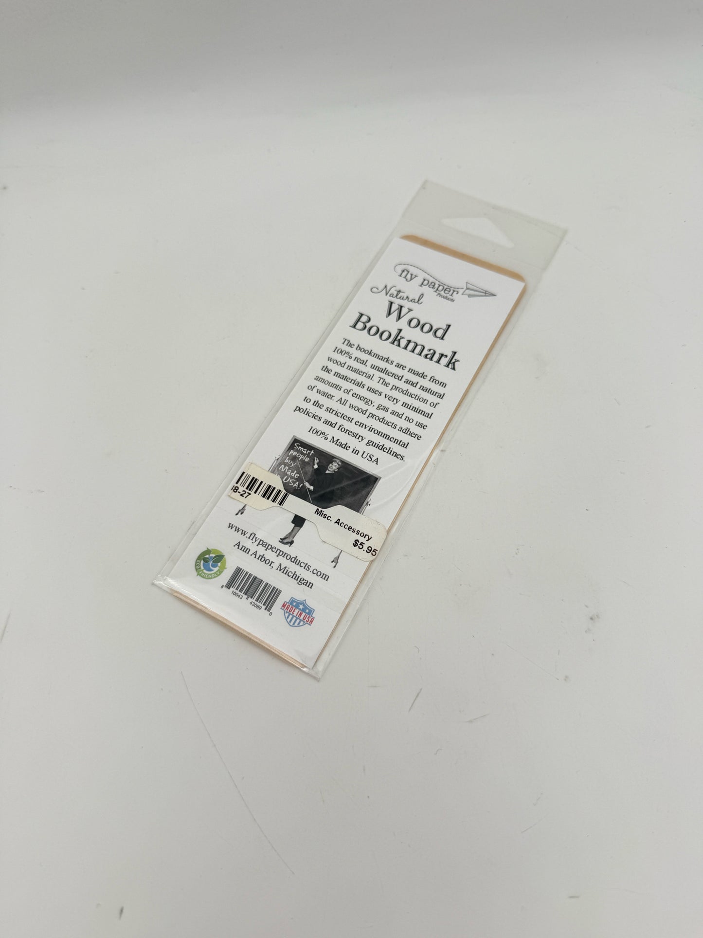 Book Lovers Wood Bookmark