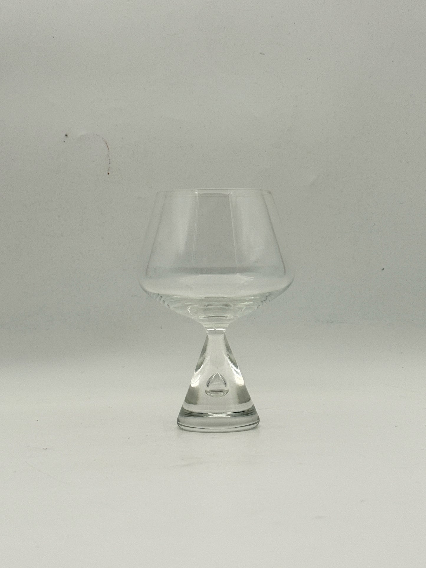 Midcentury "Princess" Scandinavian Crystal Brandy Glasses- Set Of 4
