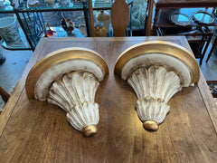 Pair of Italian Neoclassical Wall Brackets, 11.5