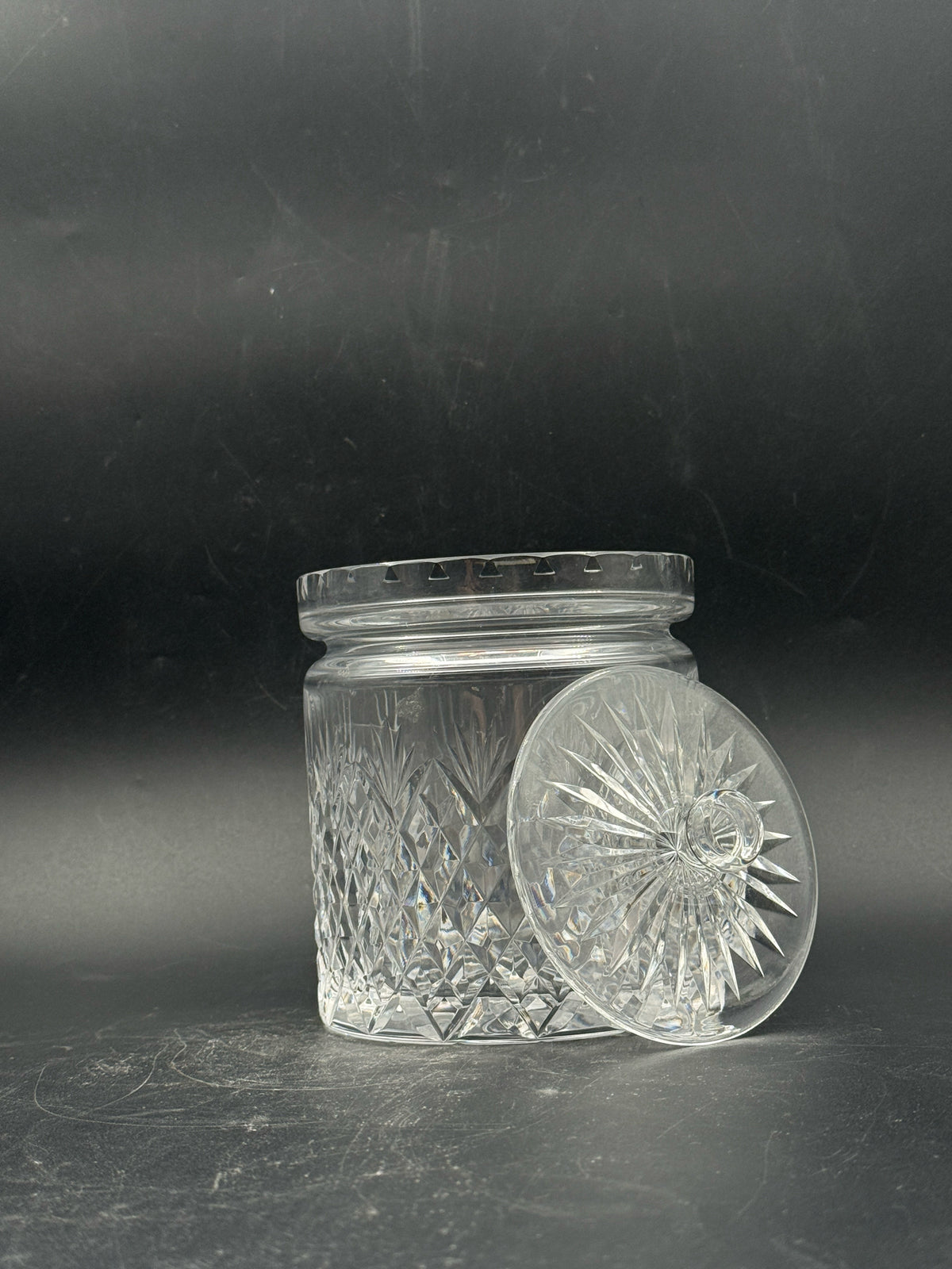 Royal Brierley Crystal Biscuit Jar