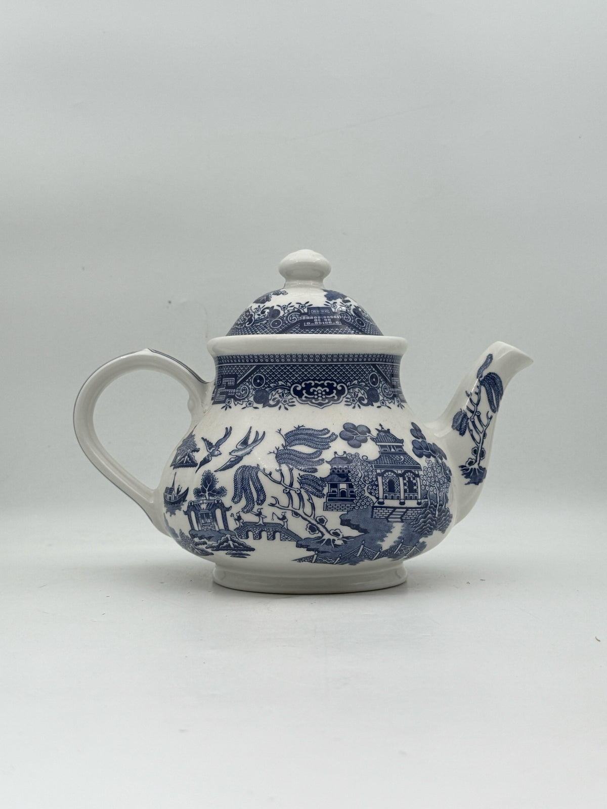 Blue Willow Teapot By Churchill