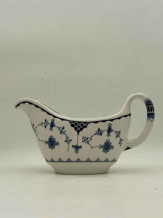 Johnson Brothers Blue And White Gravy Server