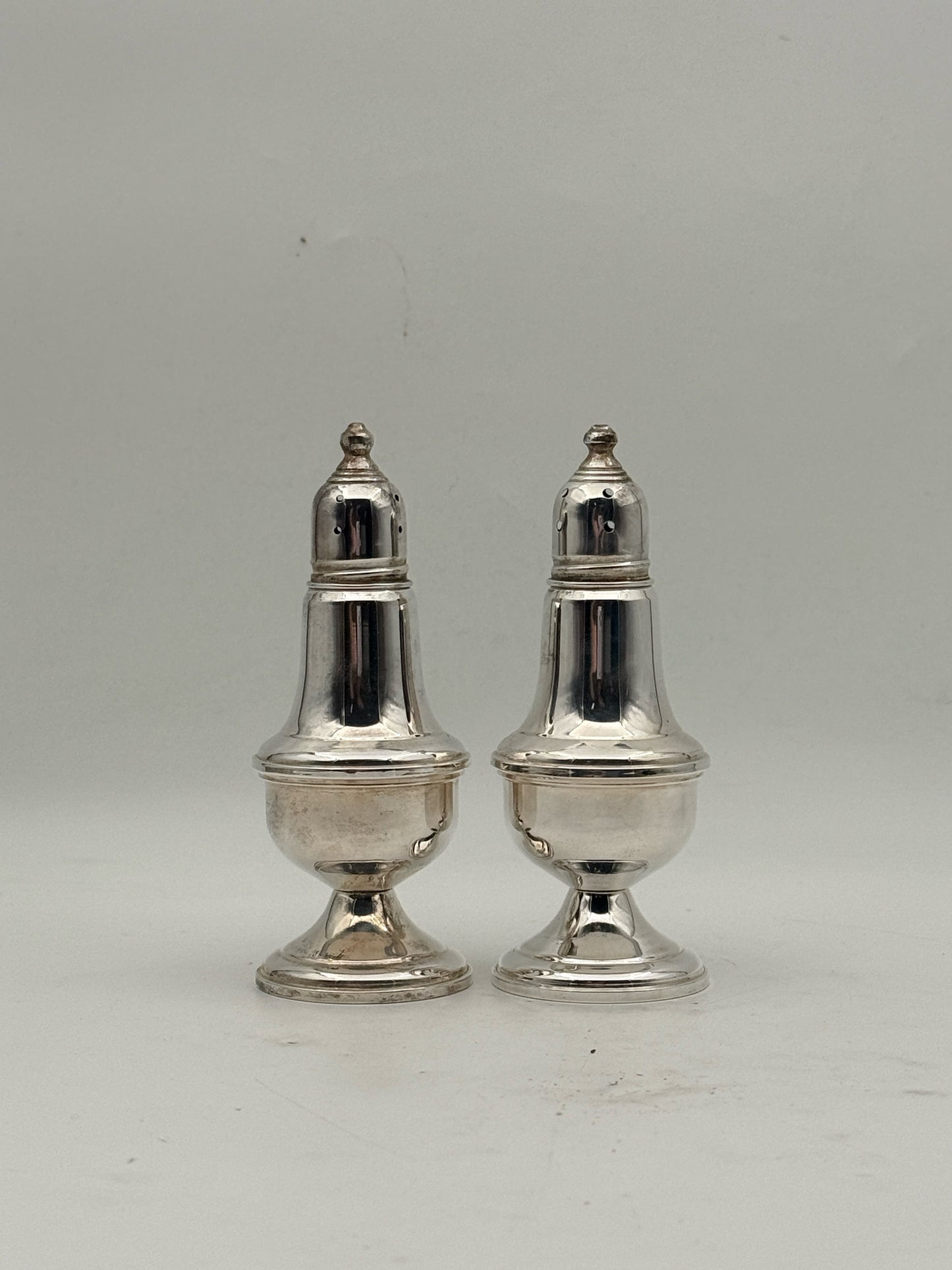 Vintage Empire Sterling Silver Salt And Pepper Shakers