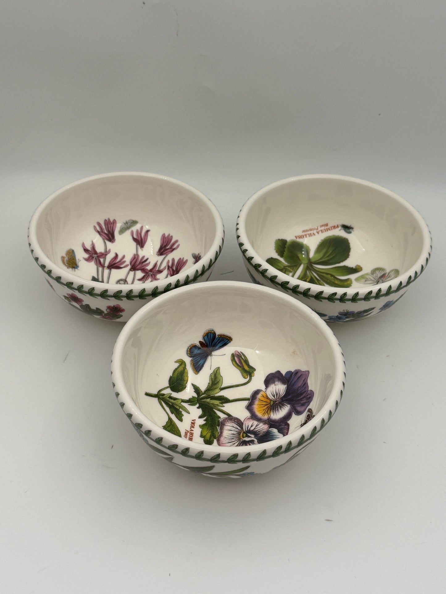 Portmeirion Fruit Bowls- Set Of 3