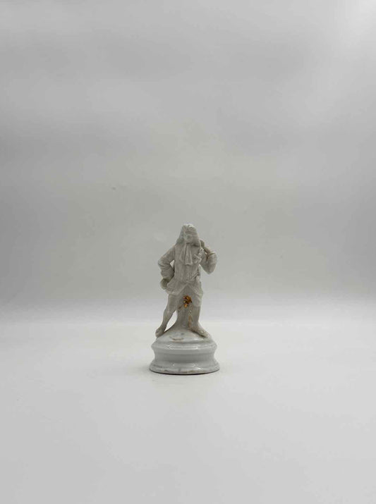 Antique 19th Century French Style Porcelain Marble Figurine Decor Art