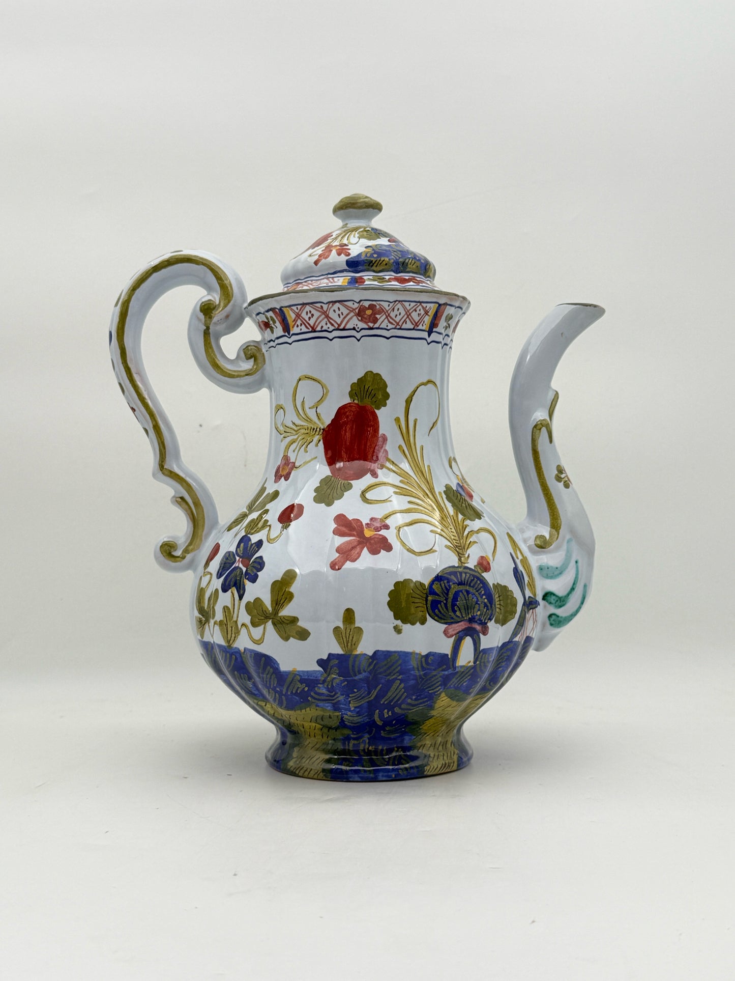 Sigma Blue Carnation Coffee Pot