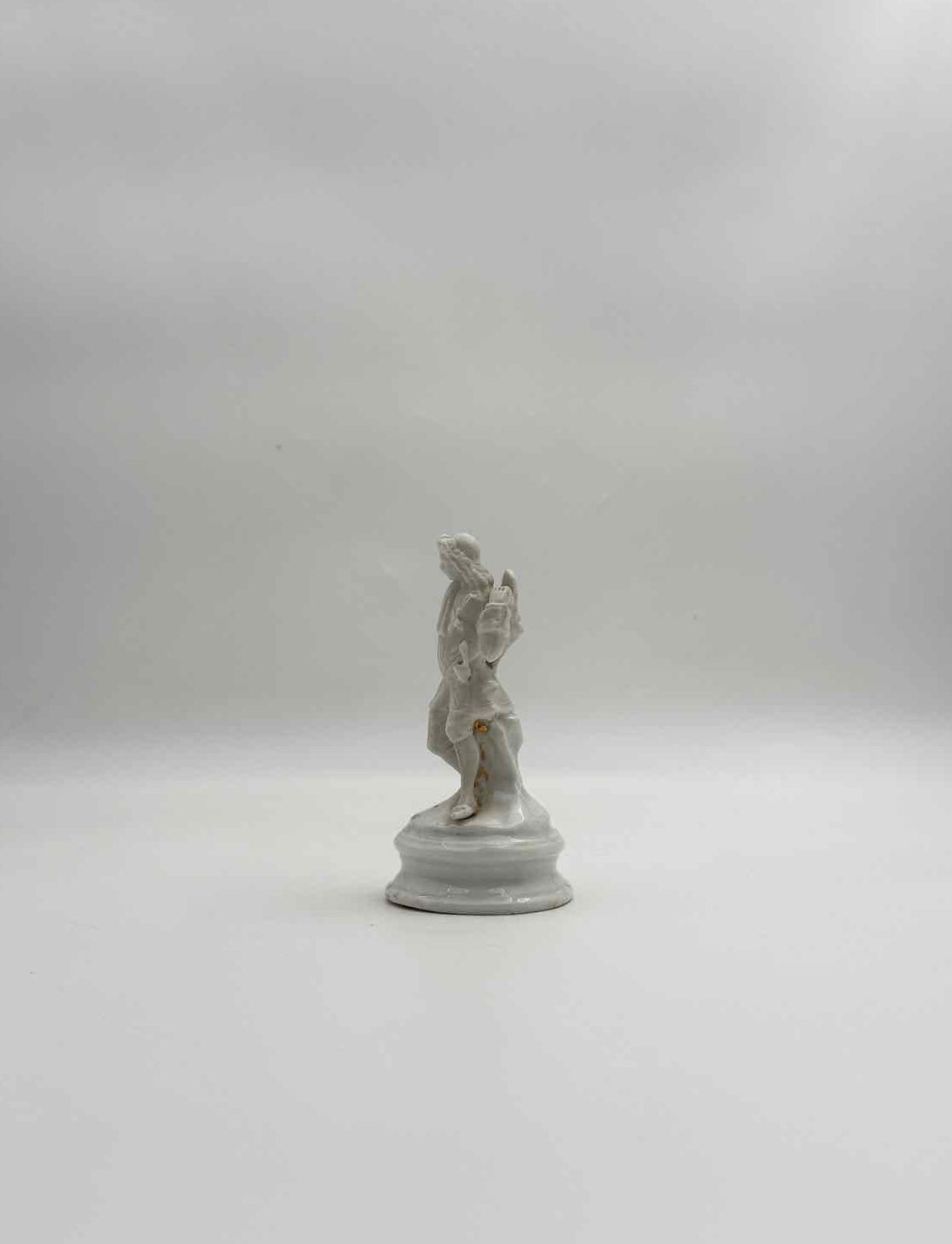 Antique 19th Century French Style Porcelain Marble Figurine Decor Art