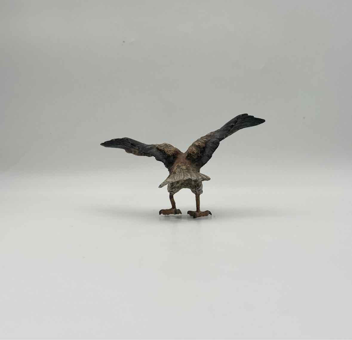 1900 Vienna Cold Painted Bronze Eagle Miniature Figurine