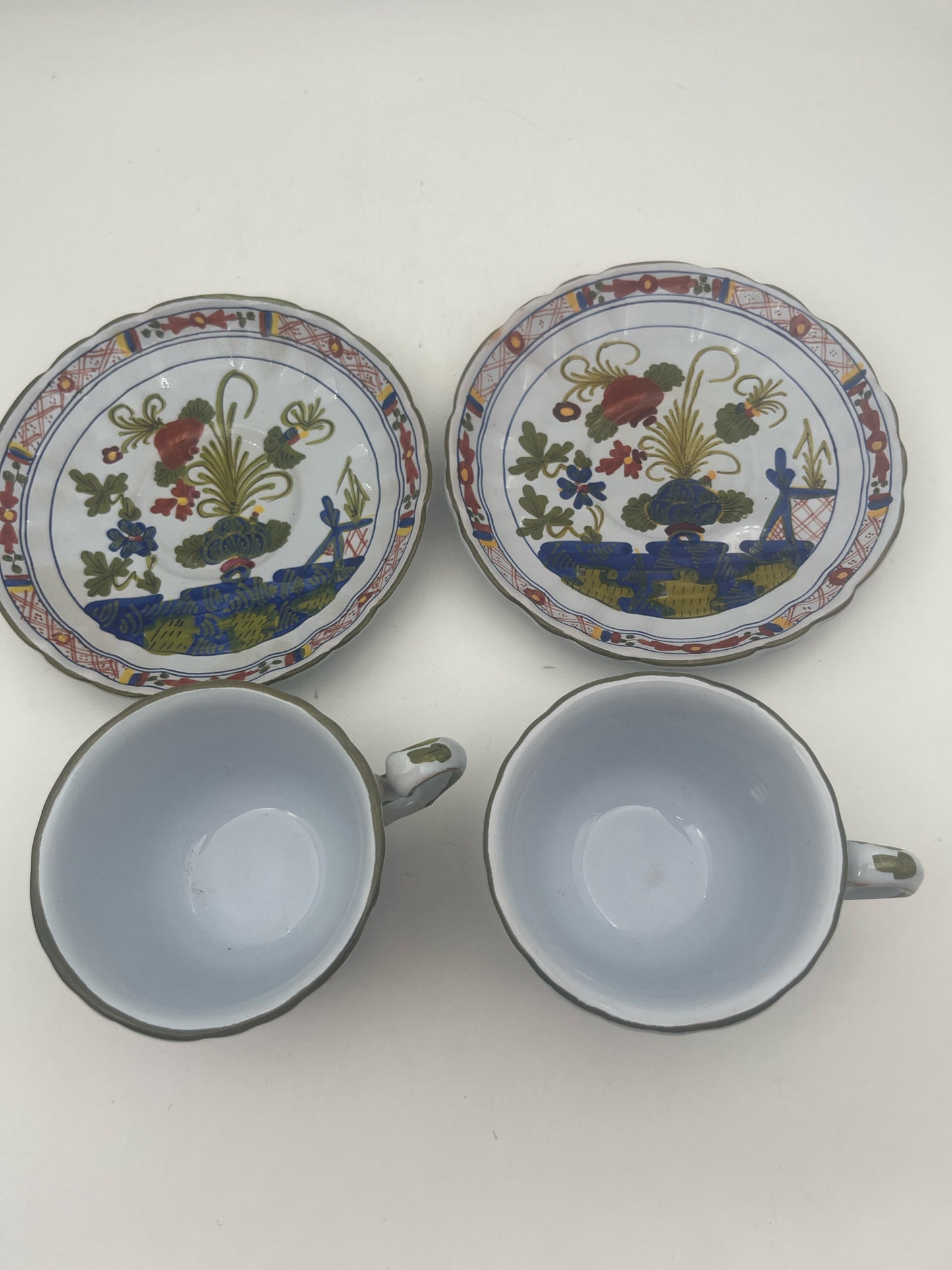 Set of 2 Garafano Carnation Cup/Saucer