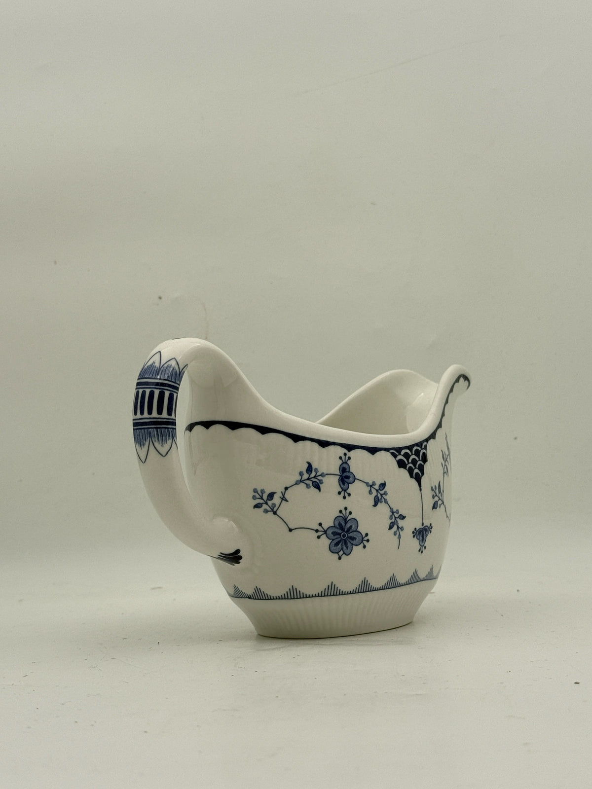 Johnson Brothers Blue And White Gravy Server