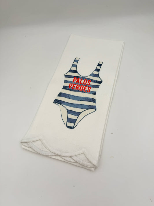 Palos Verdes Bathing Suit Decorative Towel