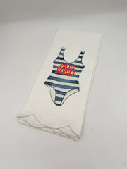 Palos Verdes Bathing Suit Decorative Towel