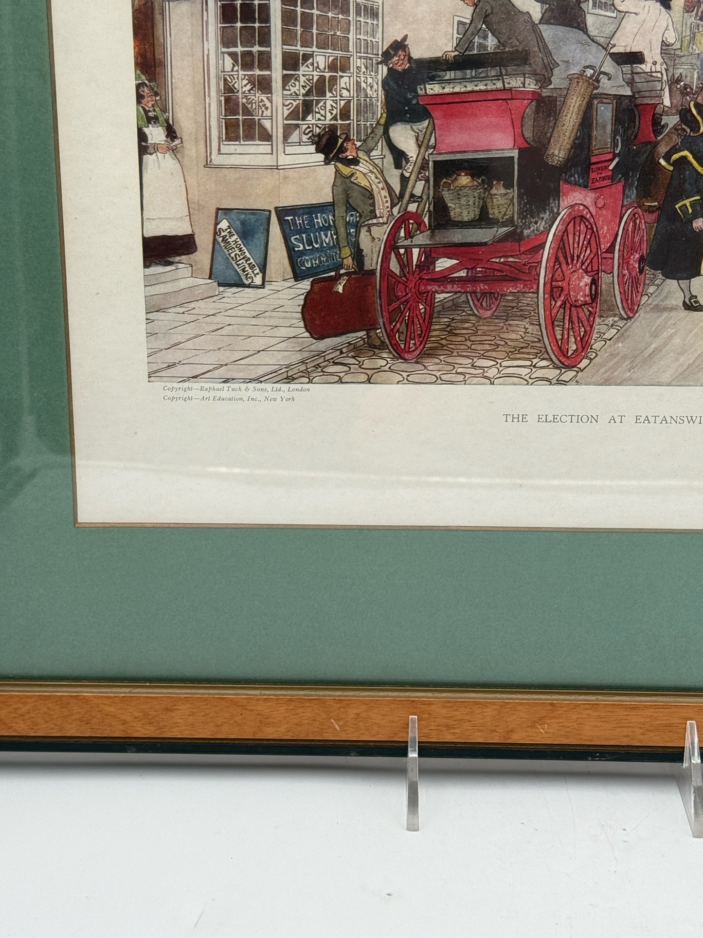 Ludovici "The Election At Eastonville" Framed Print