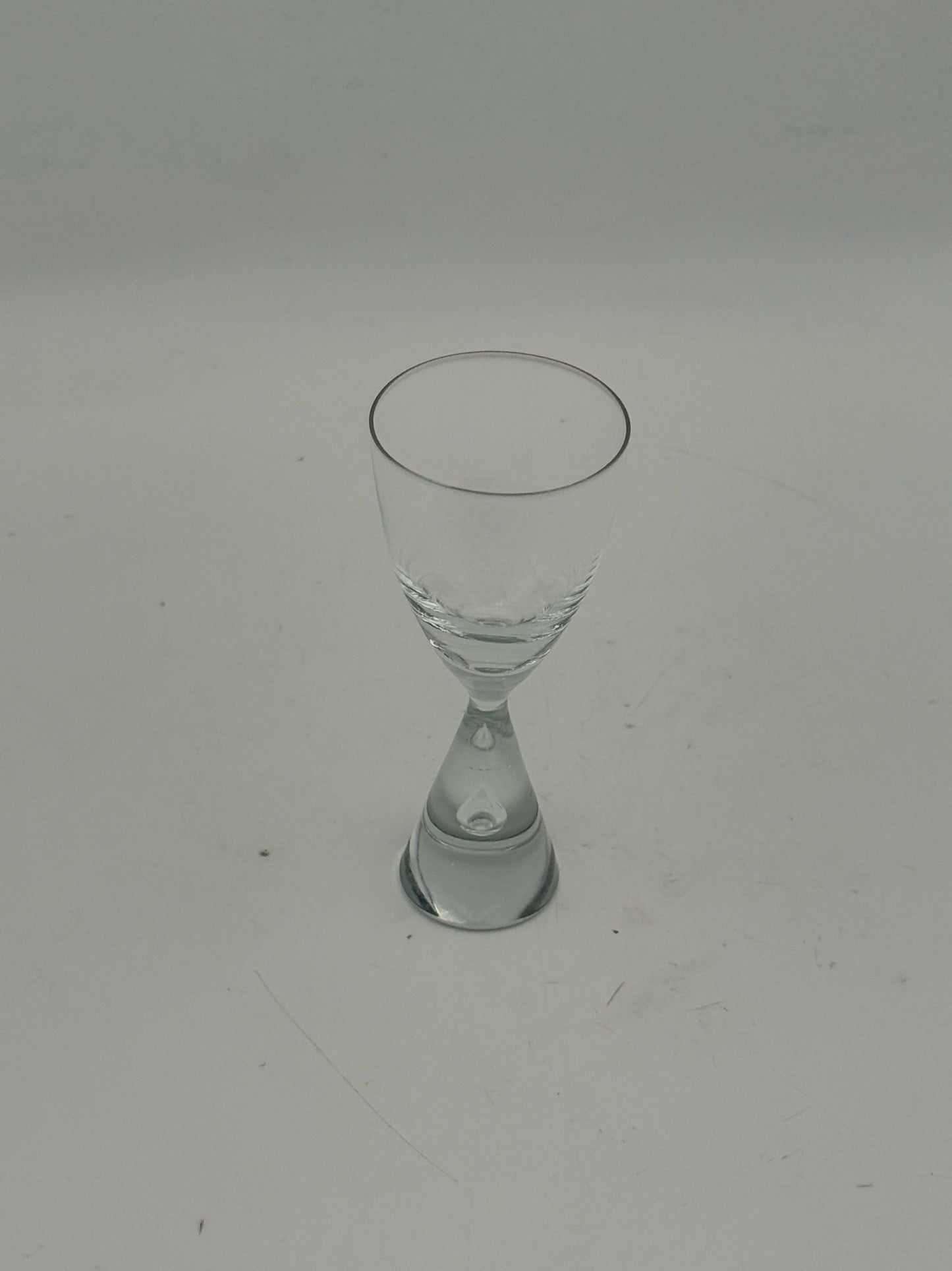 Midcentury "Princess" Scandinavian Crystal Sherry Glasses- Set Of 7