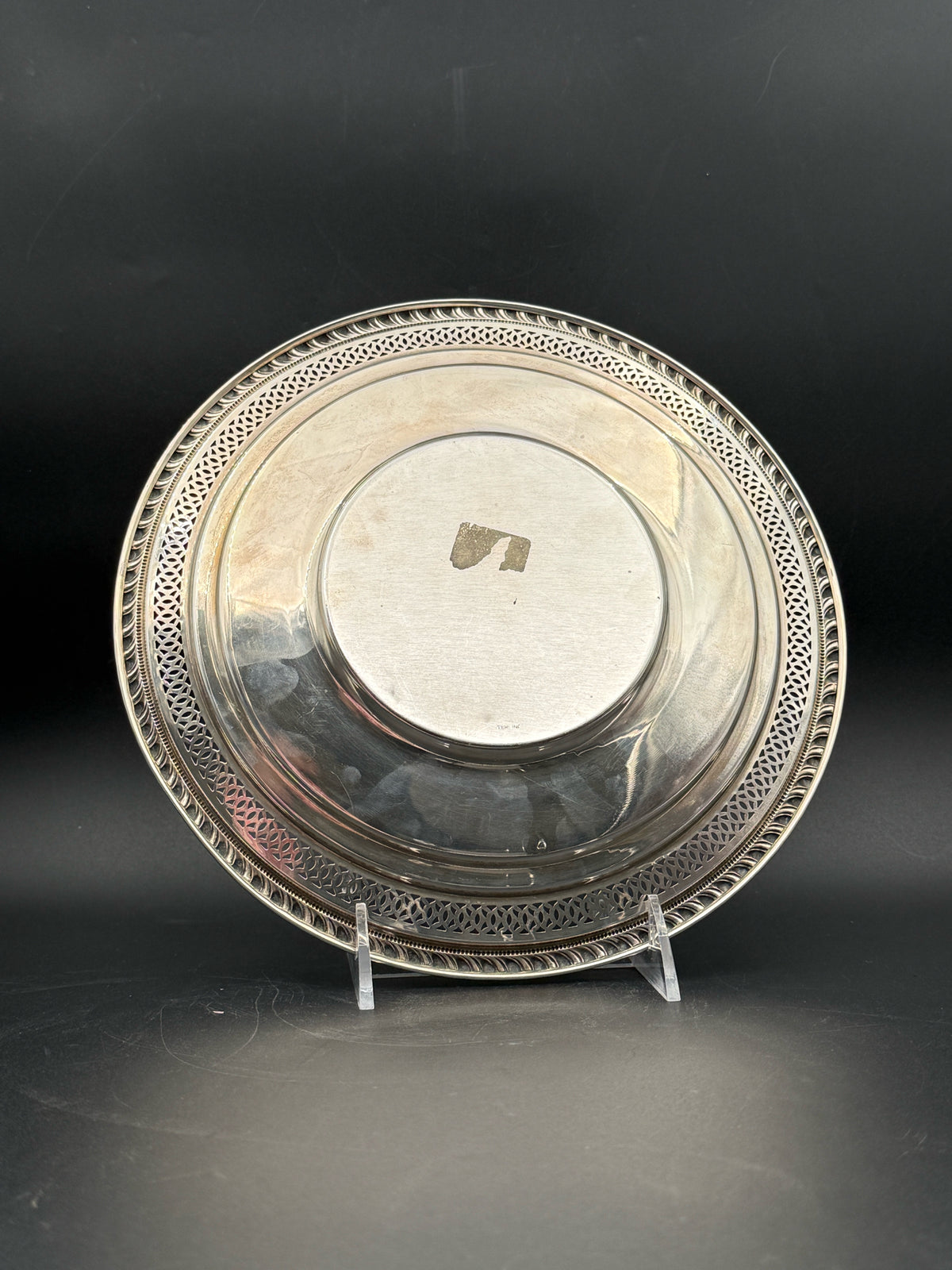 Sterling Silver Pierced Plate