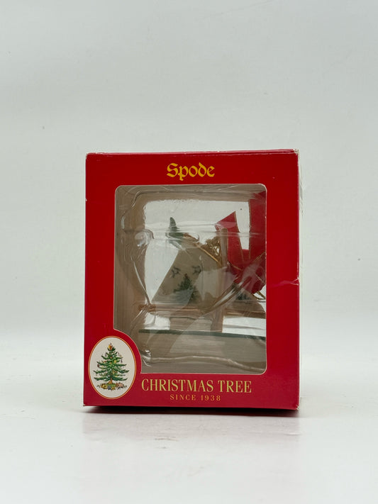 Spode Christmas Sailboat Ornament