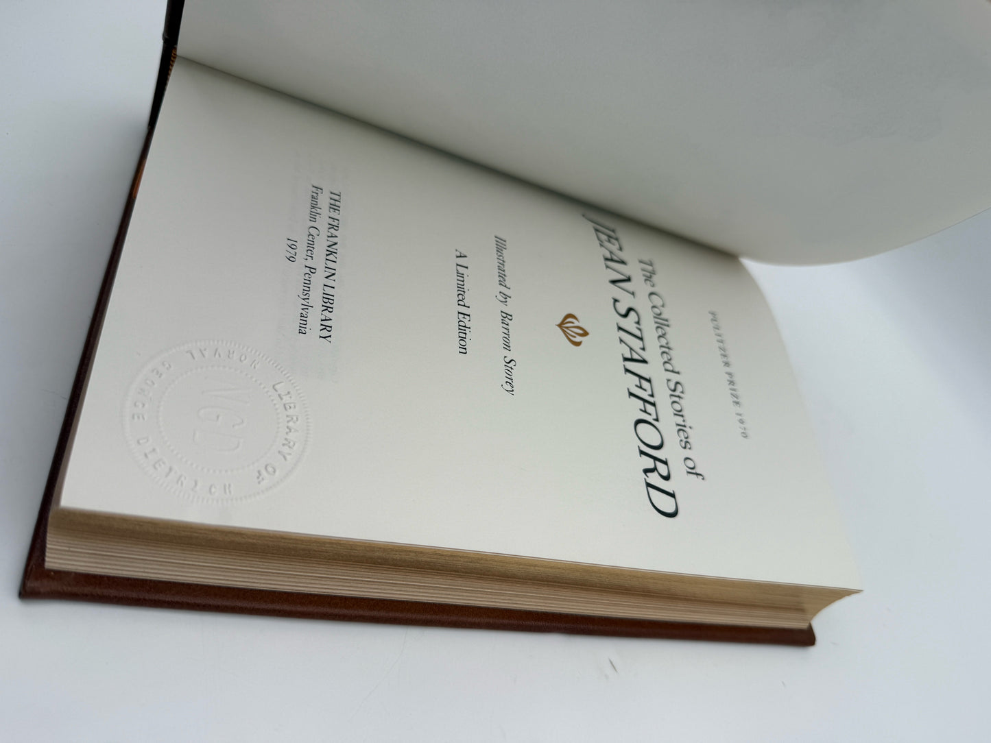 Jean Stafford "Collected Stories" Hardcover Book- Franklin