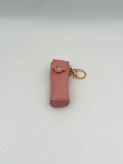 Pink Lipstick Keychain
