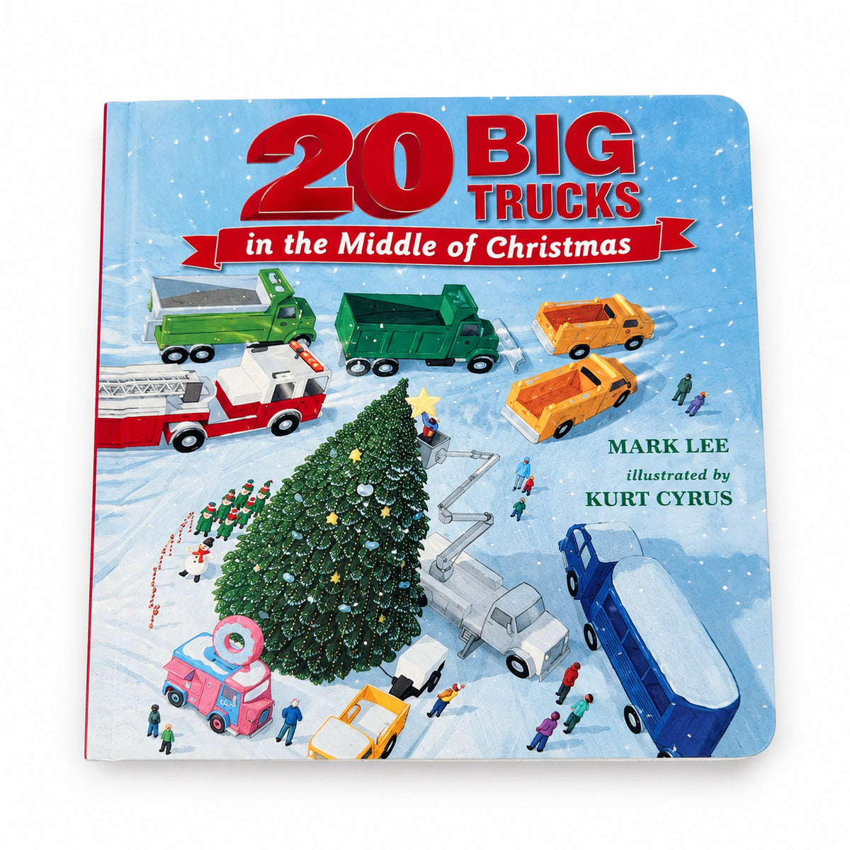 20 Big Trucks In The Middle Of Christmas Board Book